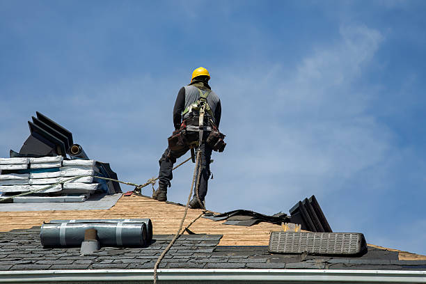 Professional Roof Installation technician working in Custer, MT